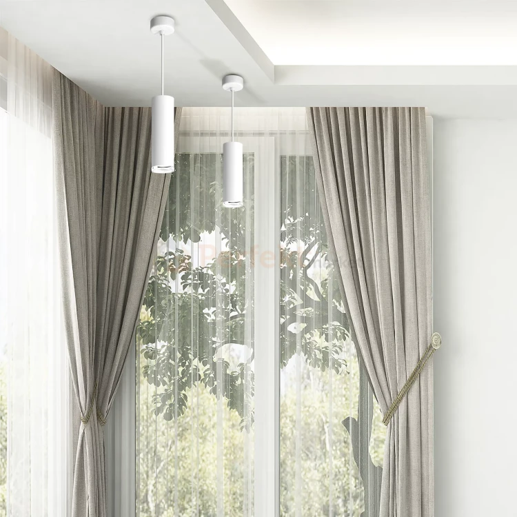 Lampa wisząca tuba IP44 biała 1xGU10 TURYN perfektmarket (2).webp