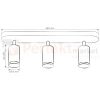 Listwa ścienno-sufitowa spot 3xGU10 TURYN IP44 biały 324801 perfektmarket (1).webp