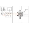 Listwa ścienno-sufitowa spot 3xGU10 TURYN IP44 biały 324801perfektmarket.webp