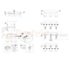 Listwa ścienno-sufitowa spot 3xGU10 TURYN IP44 biały 324801 perfektmarket (6).webp