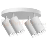 Lampa sufitowa plafon spot 4xGU10 TURYN IP44 biała 324818 perfektmarket (4).webp