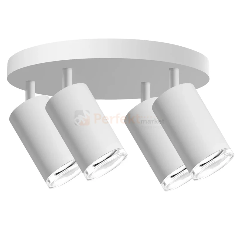 Lampa sufitowa plafon spot 4xGU10 TURYN IP44 biała 324818 perfektmarket (6).webp