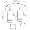 Lampa sufitowa plafon spot 4xGU10 TURYN IP44 biała 324818 perfektmarket (2).webp