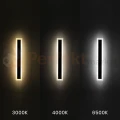 Lampa ścienna zewnętrzna liniowa na elewację 60cm LED WOW CCT czarna IP54 perfektmarket (4).webp