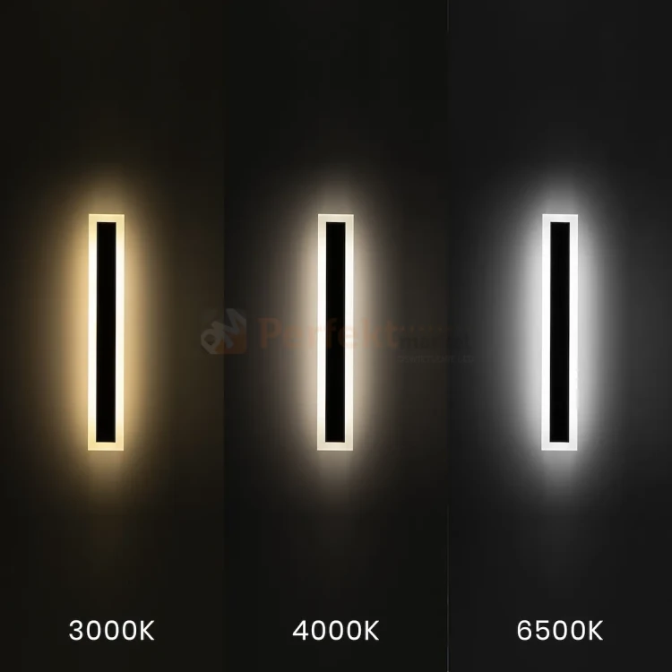 Lampa ścienna zewnętrzna liniowa na elewację 60cm LED WOW CCT czarna IP54 perfektmarket (4).webp