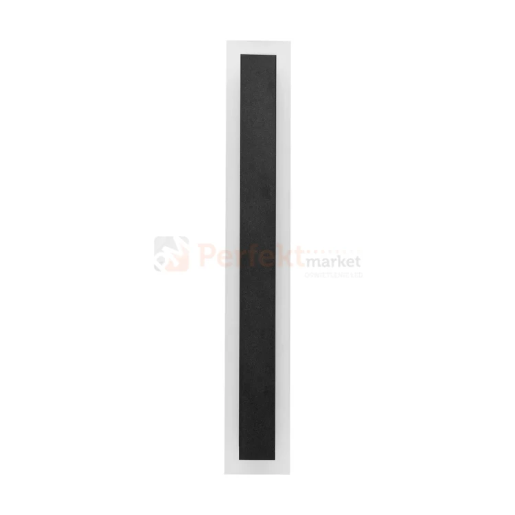 Lampa ścienna zewnętrzna liniowa na elewację 60cm LED WOW CCT czarna IP54 perfektmarket.webp