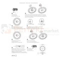 Oprawa parkowa LED PARKLITE 50W CCT 6000lm szara LITE montaż perfektmarket.webp