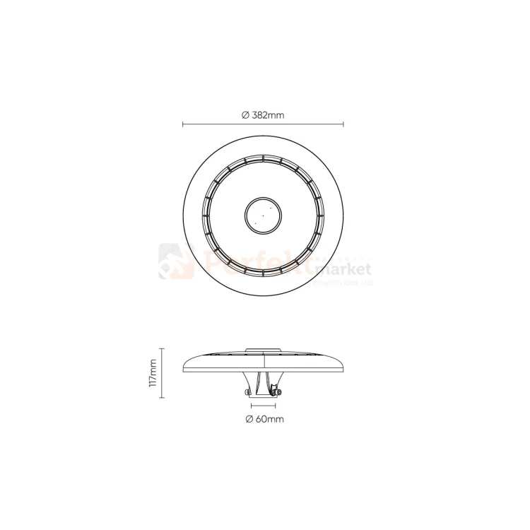 Oprawa parkowa LED PARKLITE 50W CCT 6000lm szara LITE perfektmarket (2).webp