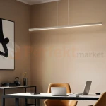 Biała lampa wisząca liniowa belka MERIDA 1 (5).webp