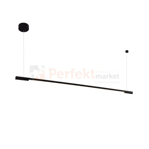 Lampa wisząca czarna liniowa podłużna ściemnialna Horizon P00358D 150 cm 3000K perfekt (1).webp