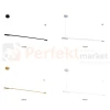 Lampa wisząca czarna liniowa podłużna ściemnialna Horizon P00358D 150 cm 3000K perfektmark.webp
