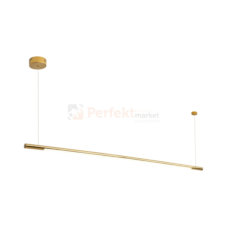 Lampa wisząca złota liniowa podłużna ściemnialna Horizon P00360D 150 cm 3000K perfektma (3).webp