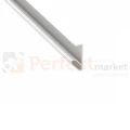 profil led do płyt meblowych nabijany cokołowy kątowy Q18 biały lakierowany perfektmarket.webp