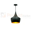 Lampa wisząca czarno złota Modern B 25cm 1xE27 perfektmarket olsztyn.webp