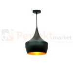 Lampa wisząca czarno złota Modern B 25cm 1xE27 perfektmarket olsztyn.webp