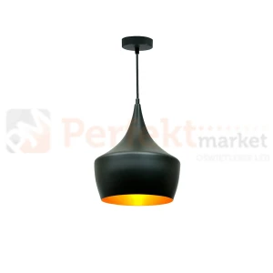Lampa wisząca czarno złota Modern B 25cm 1xE27 
