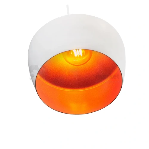 Lampa wisząca białoo złota Modern B 25cm 1xE27 perfektmarket olsztyn 1.webp