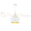 Lampa wisząca białoo złota Modern B 25cm 1xE27 perfektmarket olsztyn.webp