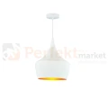 Lampa wisząca białoo złota Modern B 25cm 1xE27 perfektmarket olsztyn.webp