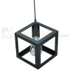 Lampa wisząca geometry kostka Goldlux Sweden czarna 1xE27 perfektmarket (7).webp