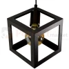 Lampa wisząca geometry kostka Goldlux Sweden czarna 1xE27 perfektmarket (4).webp