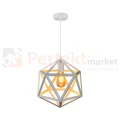 Lampa wisząca atom kostka Goldlux Denmark biała 1xE27 perfektmarket.webp