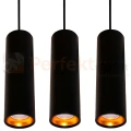 Lampa wisząca LATI potrójna tuba okrągła GU10 czarno złota Goldlux 307583 (1).webp