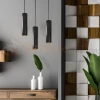 Lampa wisząca LATI potrójna tuba okrągła GU10 czarno złota Goldlux 307583 (2).webp