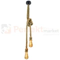Lampa wisząca sznur lina country Rope 2xE27 perfektmarket (3).webp