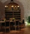 Lampa wisząca sznur lina koło country Rope Arthur 8xE27 perfektma (1).webp