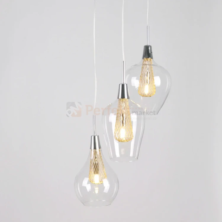 Lampa wisząca Dyson 3 potrójna okrągła szklana Goldlux 3xG9 perfektmarket (1).webp