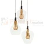 Lampa wisząca Dyson 3 potrójna okrągła szklana Goldlux 3xG9 perfektmarket (3).webp