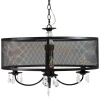 Lampa wisząca Bresso 4xE14 elipsa Polux 310552 czarna perfektmar (1).webp