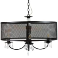 Lampa wisząca Bresso 4xE14 elipsa Polux 310552 czarna perfektmar (1).webp