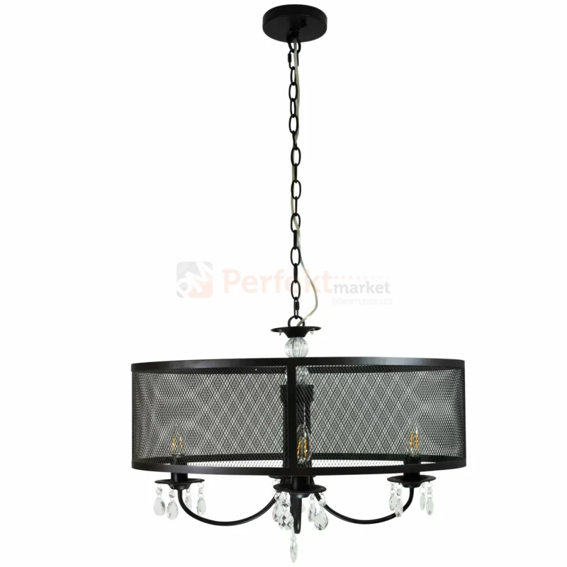 lampa-wiszaca-4x12W E14 industrial design czarna srebrna oświetlenie_led led-bresso-310552 -polux-perfektmarket.jpg