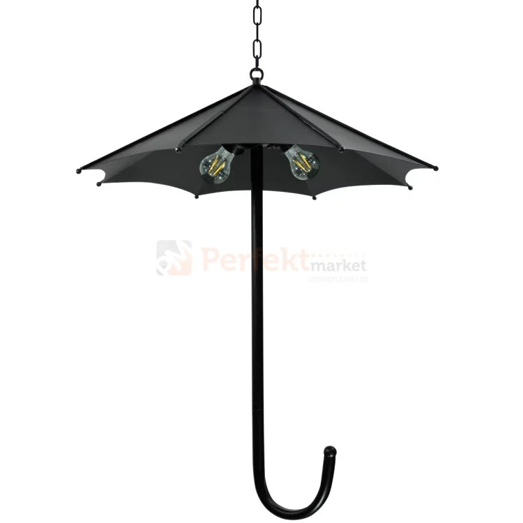 Lampa wisząca druciana loft Parasol Polux 310385 3xE27 czarna perfektmarket (6).webp