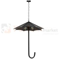 Lampa wisząca druciana loft Parasol Polux 310385 3xE27 czarna perfektmarket (5).webp