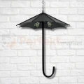 Lampa wisząca druciana loft Parasol Polux 310385 3xE27 czarna perfektmarket (3).webp