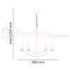 Lampa wisząca Hims Polux 310507 czarna perfektmarket (4).webp