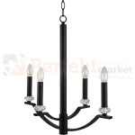 Lampa wisząca Hims Polux 310507 czarna perfektmarket (1).webp