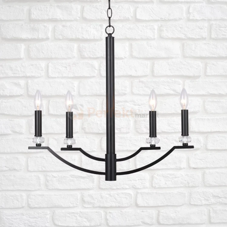Lampa wisząca Hims Polux 310507 czarna perfektmarket (2).webp
