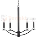 Lampa wisząca Hims Polux 310507 czarna perfektmarket.webp