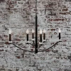 Lampa wisząca klasyczna Hims Polux 310514 czarna 6xE14 perfektmarket (4).webp