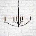 Lampa wisząca klasyczna Hims Polux 310514 czarna 6xE14 perfektmarket (3).webp