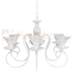 Lampa wisząca biała kielichy Gloria Polux 310392 5xE14 perfektmarket (1).webp