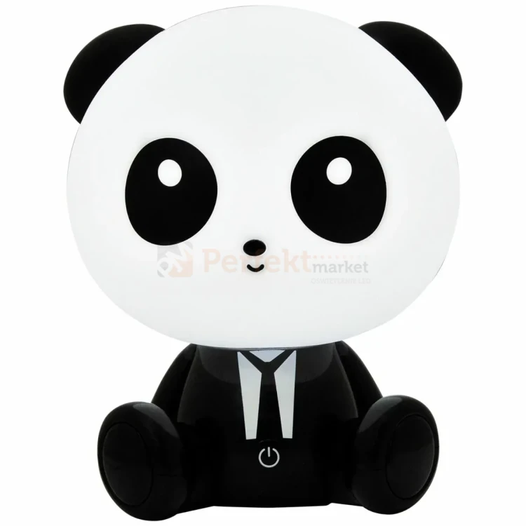 Lampka nocna LED Panda dziecięca trzy poziomy świecenia USB-C  (7).webp