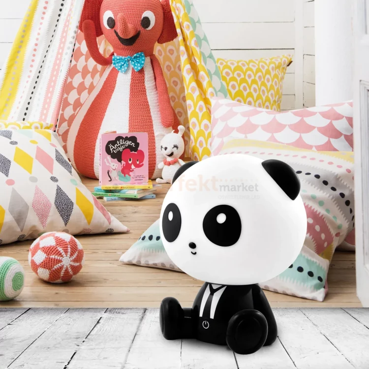 Lampka nocna LED Panda dziecięca trzy poziomy świecenia USB-C  (5).webp