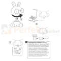 Lampka nocna LED Panda dziecięca trzy poziomy świecenia USB-C  (10).webp