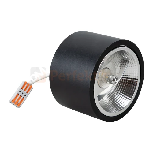 Oprawa sufitowa downlight tuba Redondo Black 1xAR111 GU10 ML1074 czarna perfektmarket (4).webp