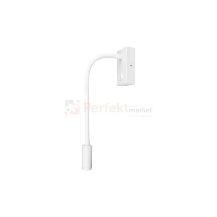 Kinkiet lampka nocna LED LEO 3W 4000K giętki biały perfektmarket (3).webp